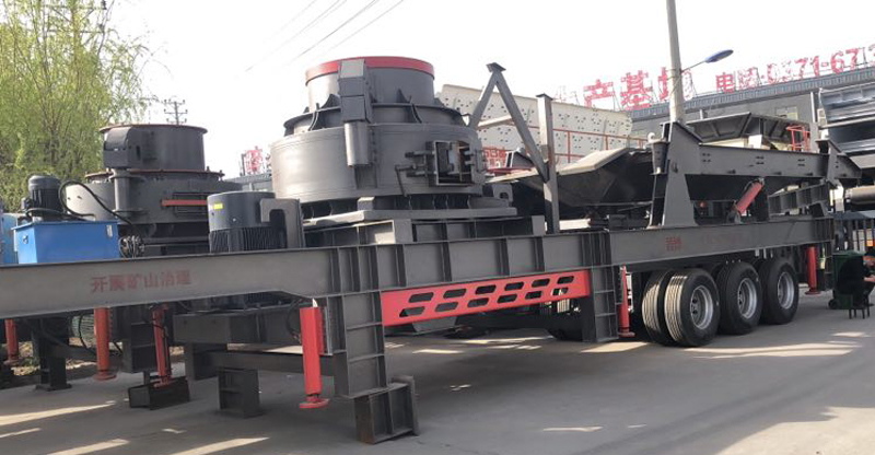 移動(dòng)制砂機(jī)組裝車間