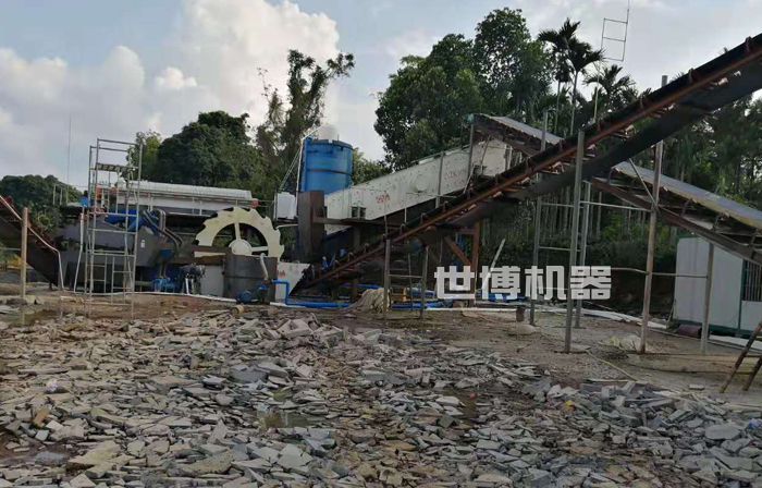 輪斗洗砂機串聯(lián)使用