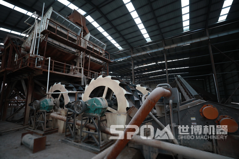 水洗砂場客戶現(xiàn)場